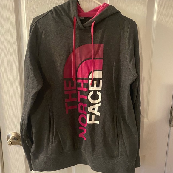 The North Face Women’s Gray Hoodie Size Large - Picture 1 of 8